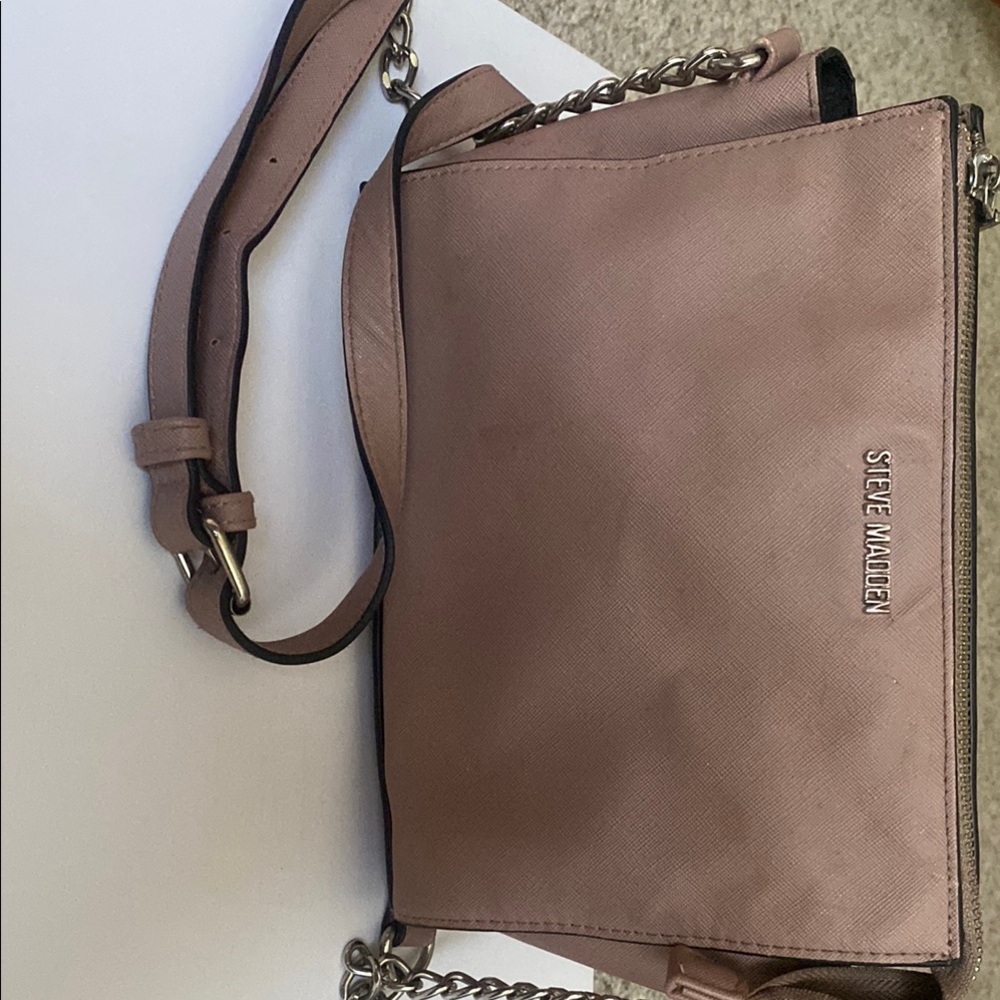 Steve Madden Pink Crossbody Bag with Minimalist Design